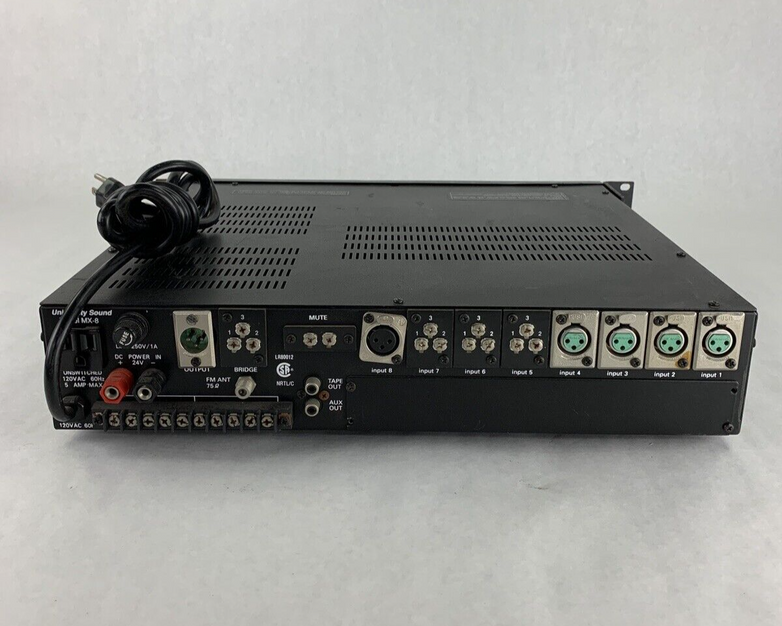 University Sound MX-8 Unified Electronics Mono 8-Channel Microphone Mixer Tested