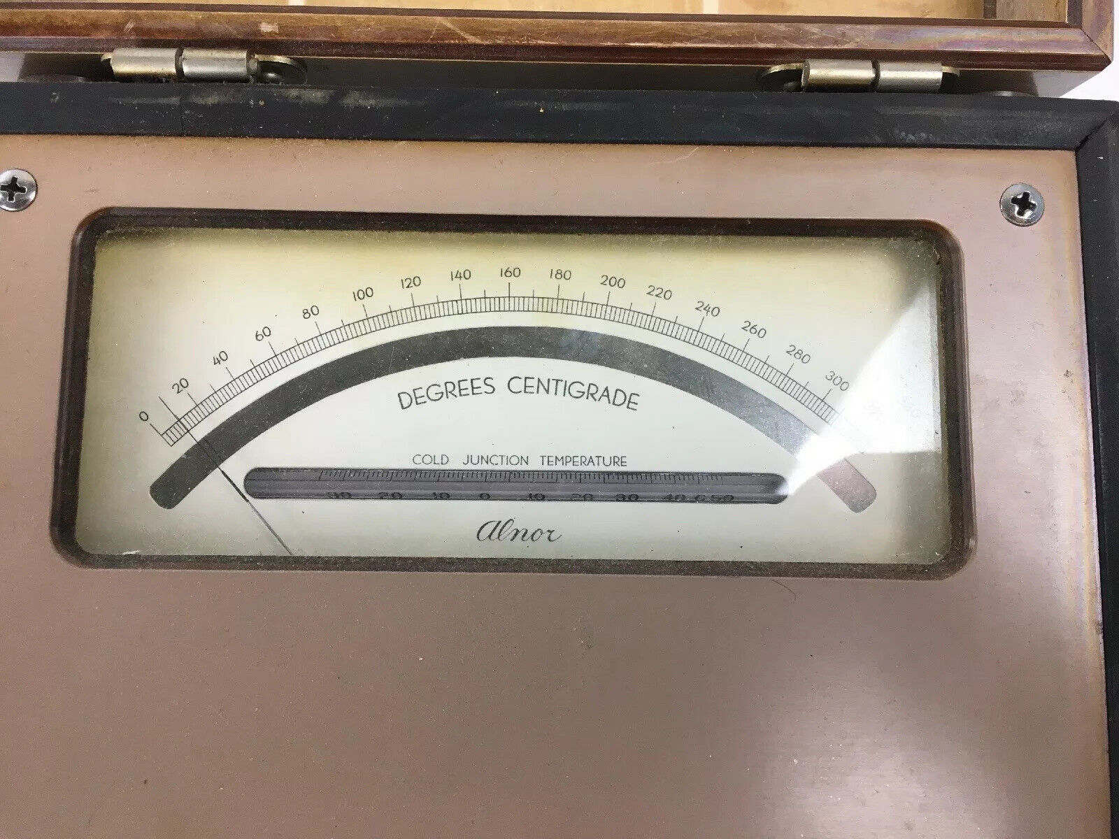 Alnor Portable Pyrometer 1760, Vintage, Pneumatic Airflow Tester