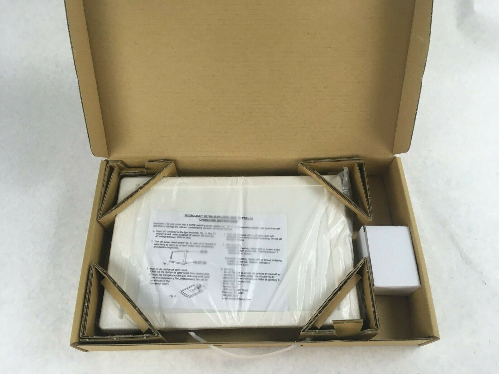 Elmo 1108 Base Light Box YS-P401-1L Ultra Slim White NOS