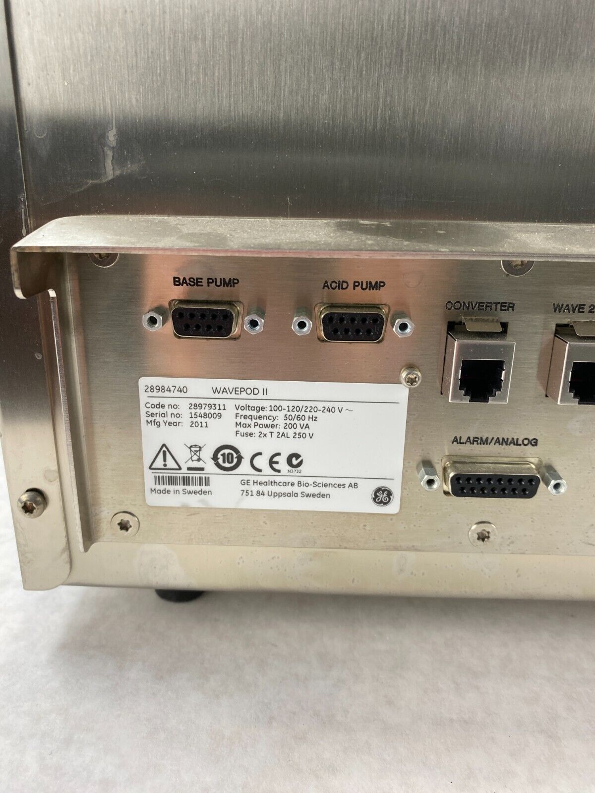 GE WAVEPOD II Integrated Controller CO2 O2 28984740