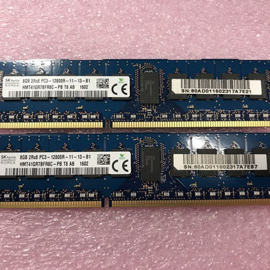 Hynix 16GB Kit 2x8GB PC3-12800R-11-13-B1 Laptop Memory HMT41GR7BFR8C