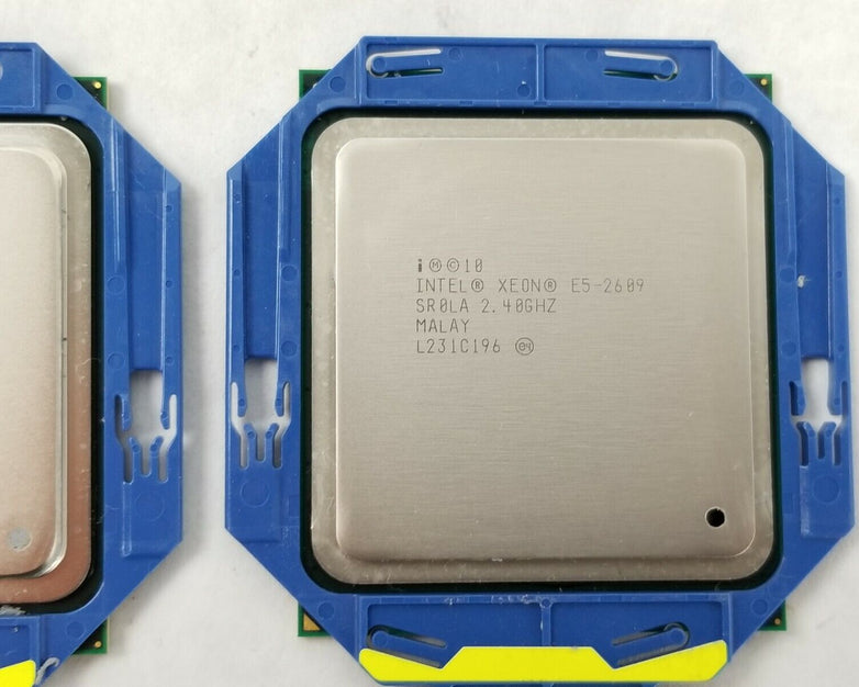 Matching Pair Intel Xeon E5-2609 SR0LA 2.40GHz Quad Core LGA2011 CPU
