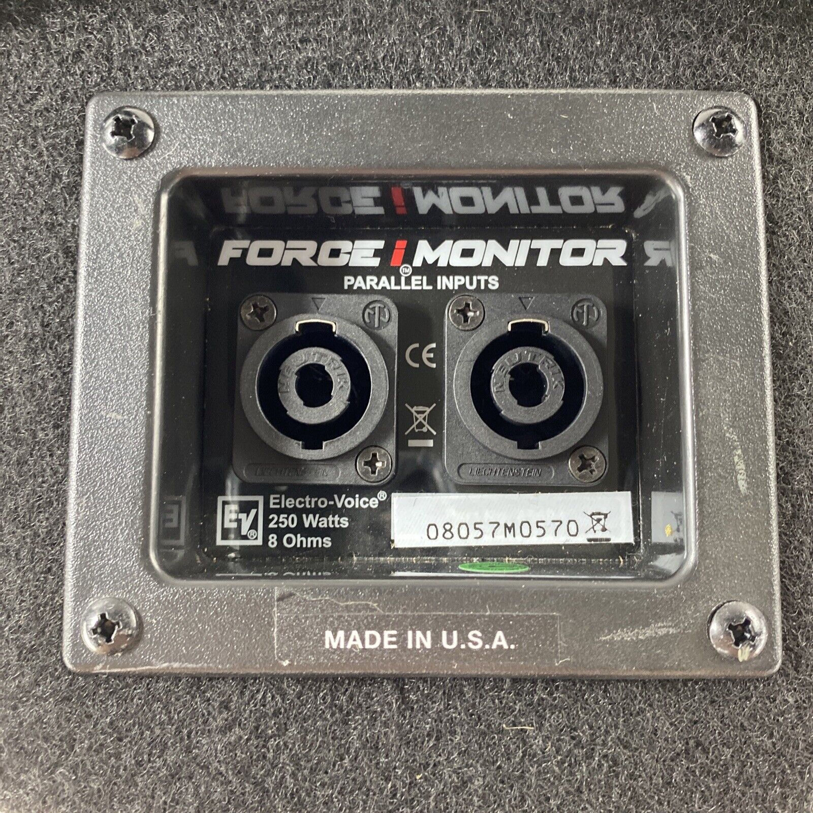 Electro Voice Force i Monitor 12" Two Way Full Range Speaker System