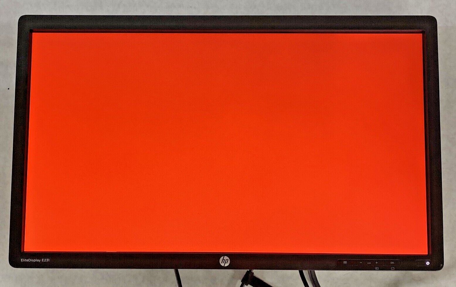 Lot(2) HP E231 EliteDisplay 23inch Monitors 1080p DisplayPort VGA DVI-D Grade B