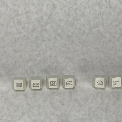 Set( 16 ) EKT-101 Keyboard SPECIALTY Function Top Row Clacky KEYS Vintage