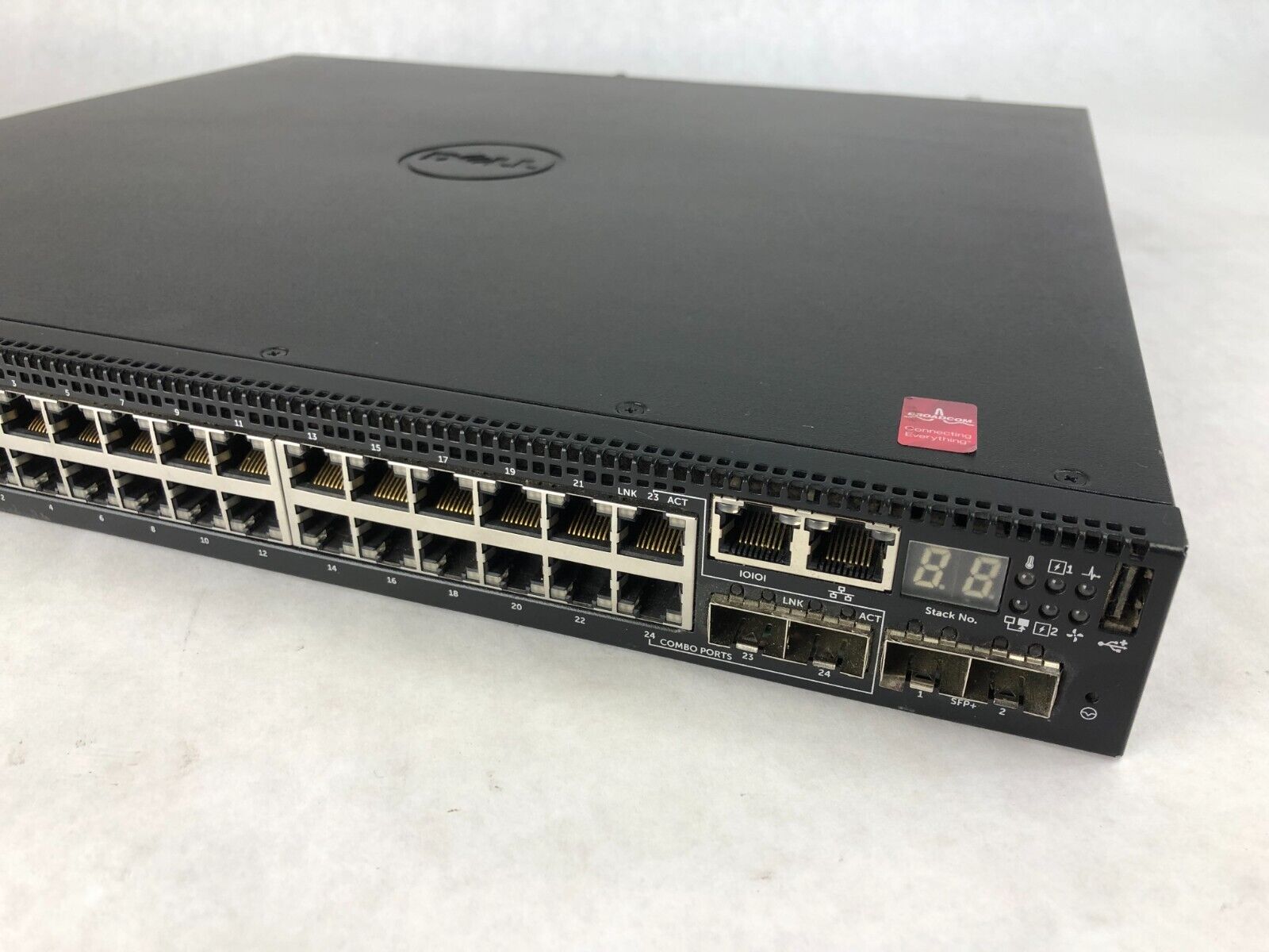 Dell Networking N3024 24 Port Rack Mountable Ethernet Switch No Rails