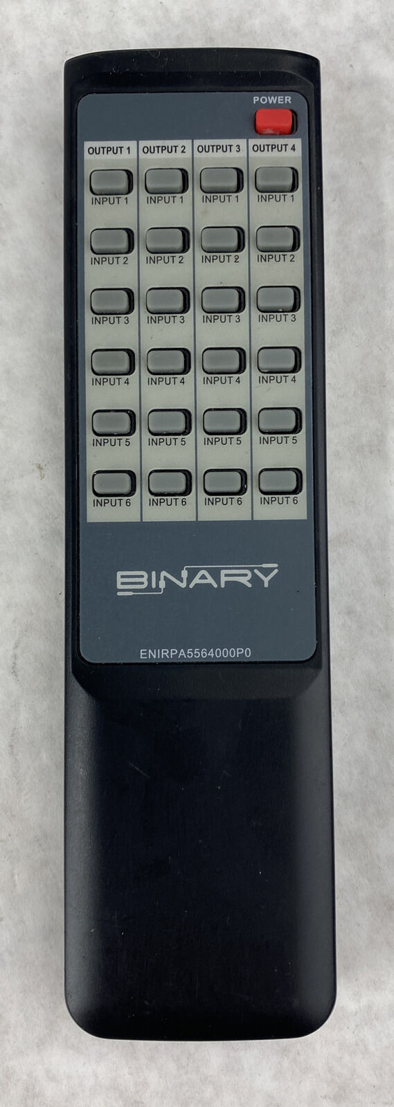 BINARY ENIRPA5564000P0 Genuine OEM Remote Control