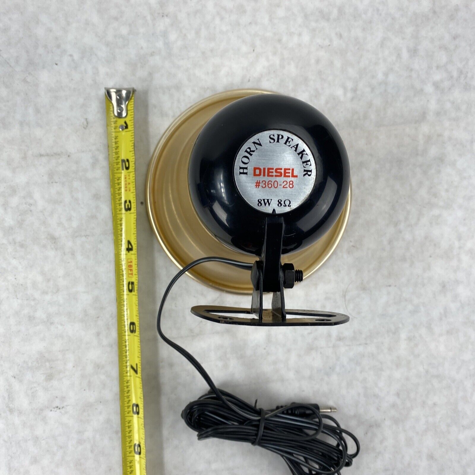 Barjan 360-28 Diesel Electronics 8 Watt Waterproof PA Speaker WORKS