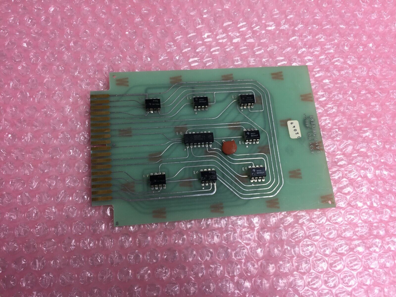 MSI Lamp Drivers 02049  Assy No 24865-1  Micromedic Card
