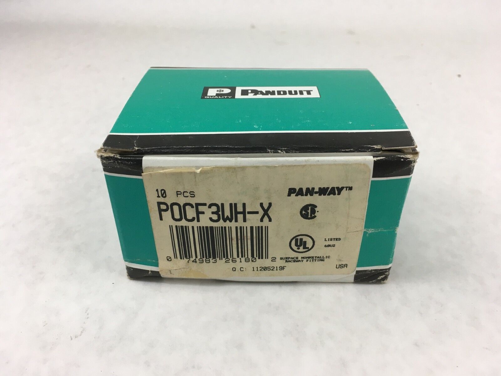 Panduit Pan-Way POCF3WH-X FIT PD3 Box of 10