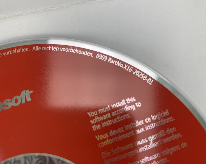 Microsoft IntelliType Pro 7.1 Keyboard Software Disc CD for Mac Red Label 2009