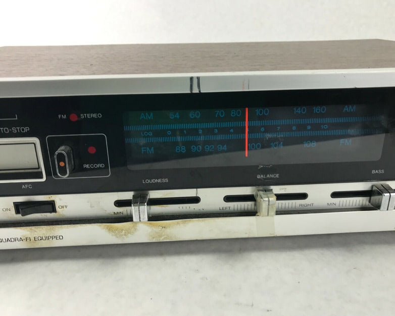 General Electric GE Stereo AM/FM 8 Track Player Music System 9-7201A
