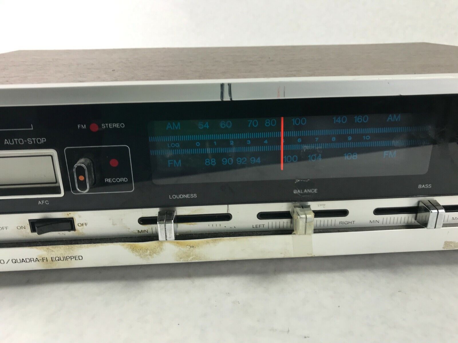 General Electric GE Stereo AM/FM 8 Track Player Music System 9-7201A
