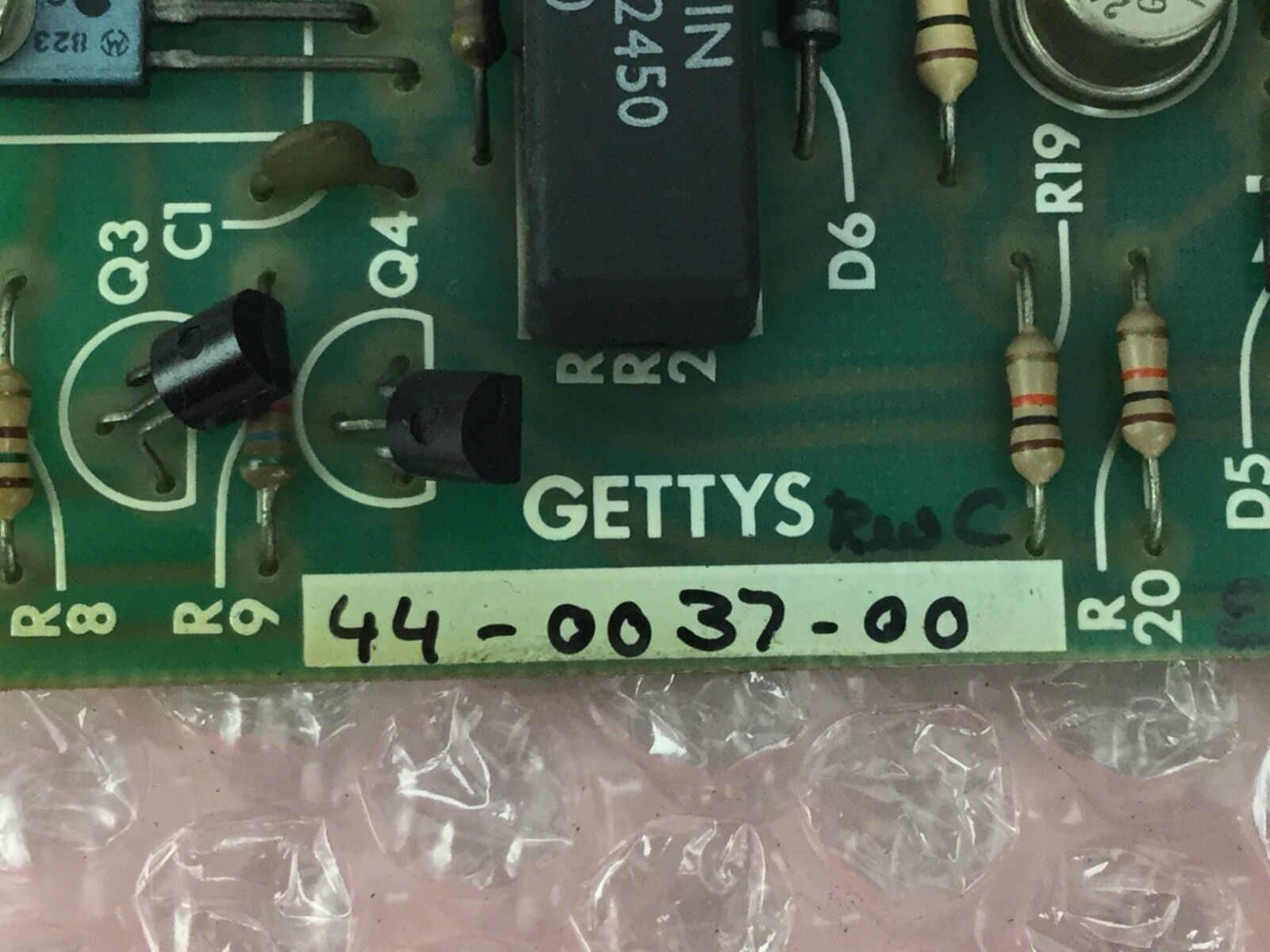 GETTYS  Module No.  44-0037-00  Circuit Board  Works