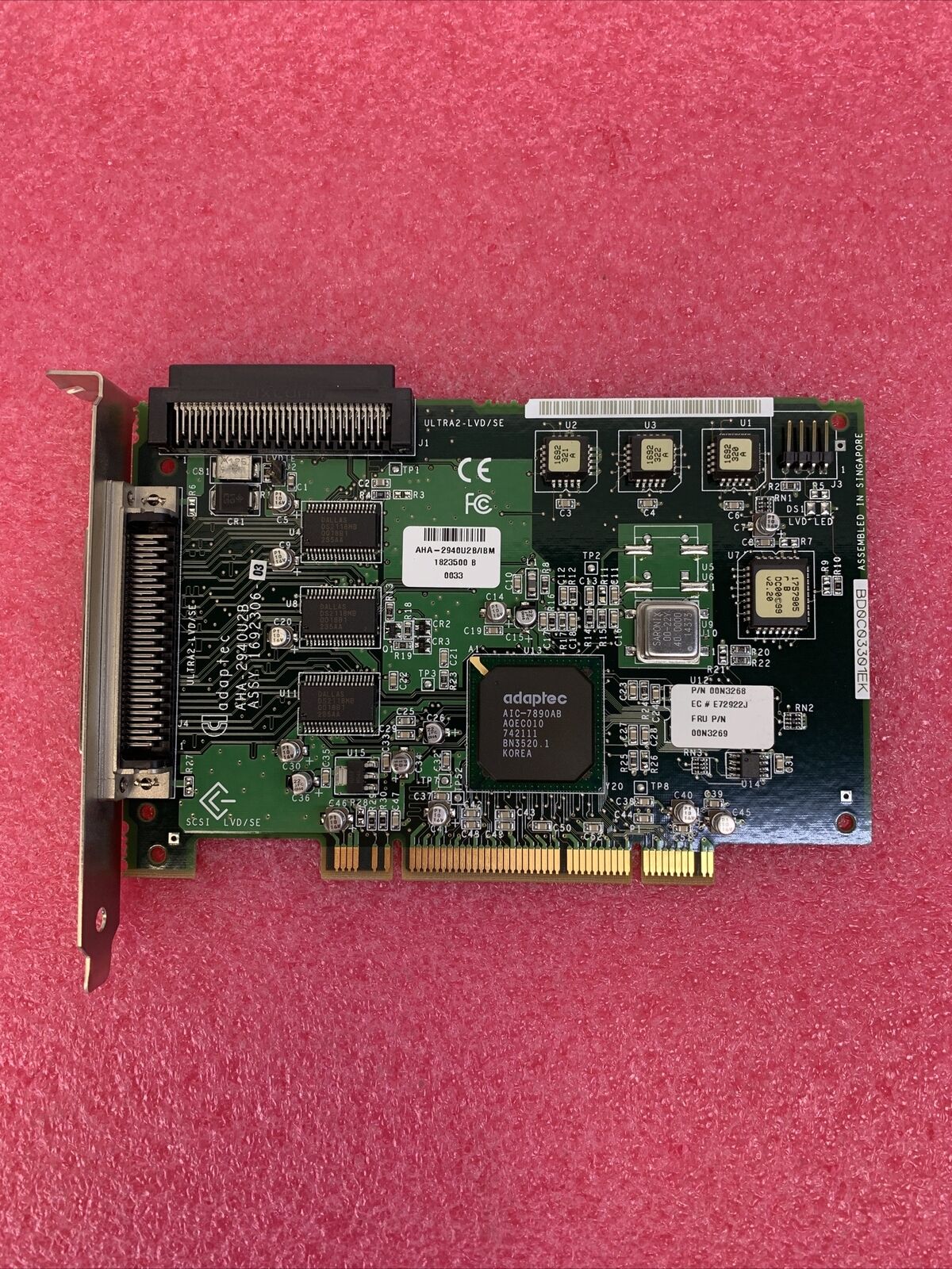 Adaptec AHA-2940U2B IBM N3268 PCI Controller Board