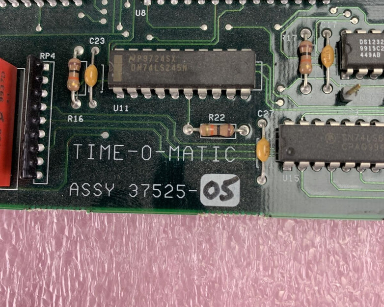TIME-O-MATIC 37525-04 PCB BOARD Missinig antenna Tested