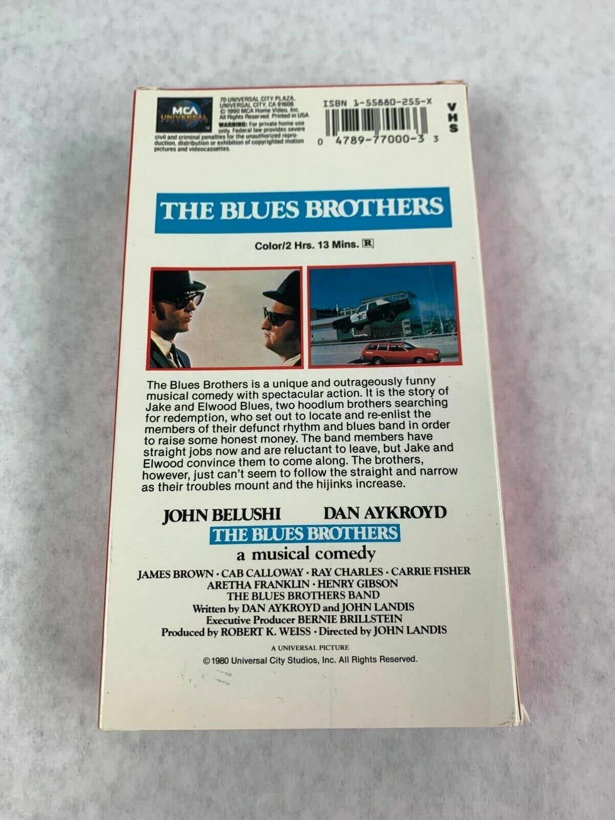 Vintage Classic The Blues Brothers VHS Tape Movie Dan Aykroyd John Belushi