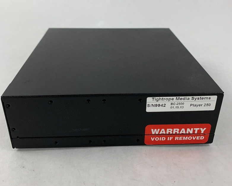 Tightrope Media Systems Carousel Digital Player 250 - i3-2370m 2.4GHz 4 GB RAM