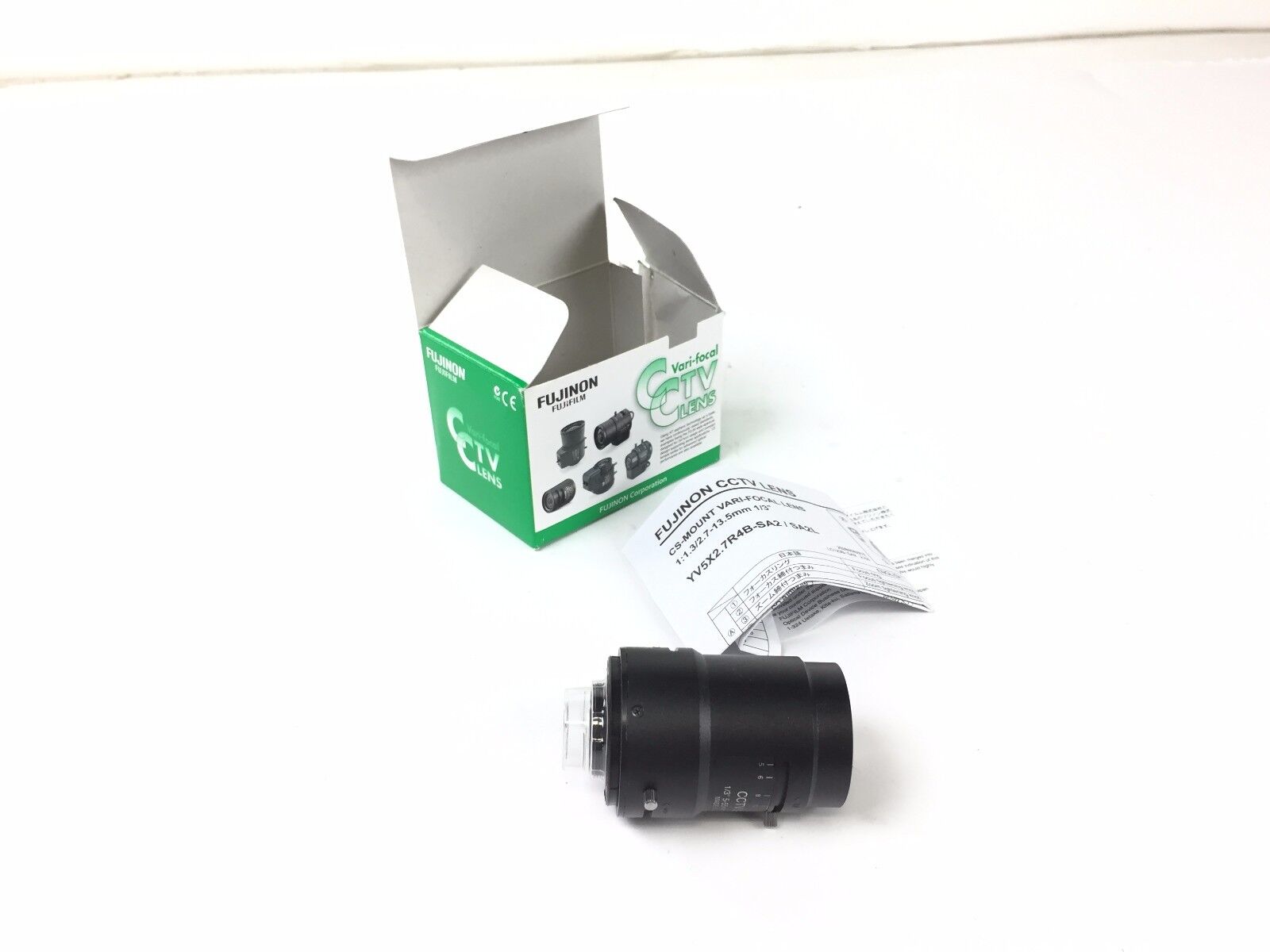 Fujinon Vari-Focal CCTV Lens, 5-55mm, 1/3",  F1.4 CS Manual Focus Iris