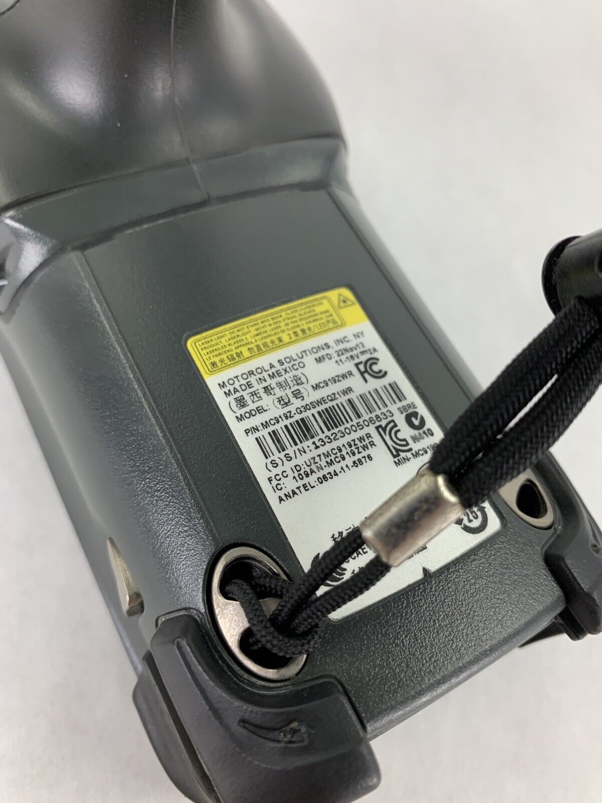 Symbol Motorola MC919Z MC919ZWR RFID POE Scanner MC919ZWR-G30SWEQZ1WR No Stylus