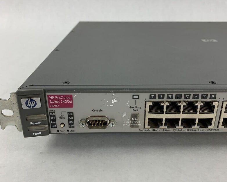 HP ProCurve 3400cl J4905A  Network Managed Switch