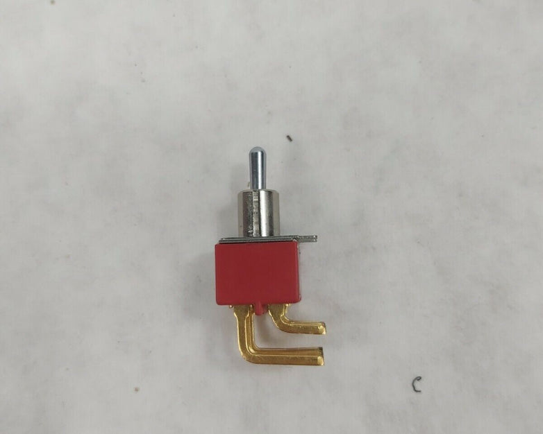 C&K DPDT Toggle Switch 2 Position ON/ON 7201 Series (Red) Lot of 2