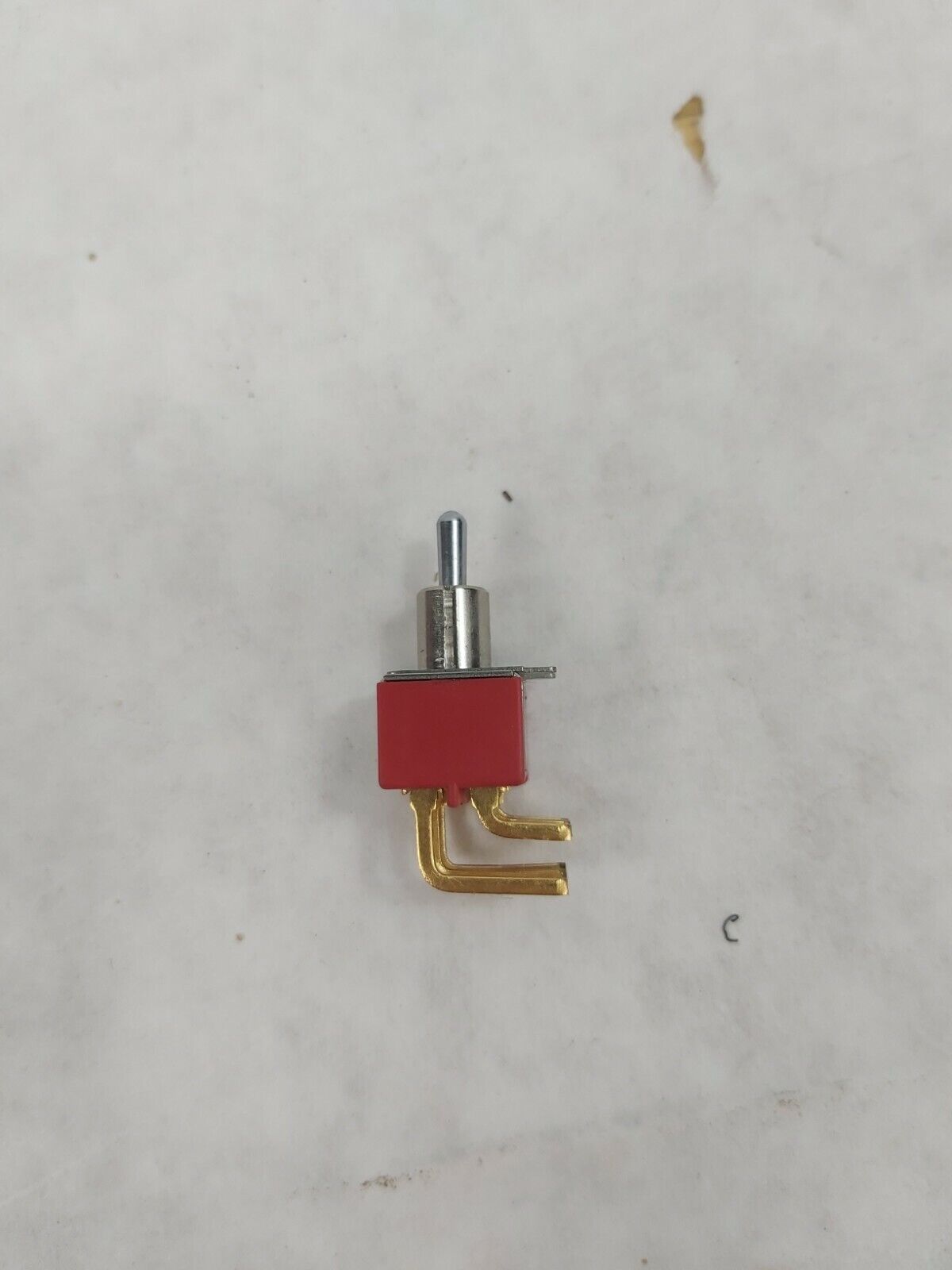 C&K DPDT Toggle Switch 2 Position ON/ON 7201 Series (Red) Lot of 2