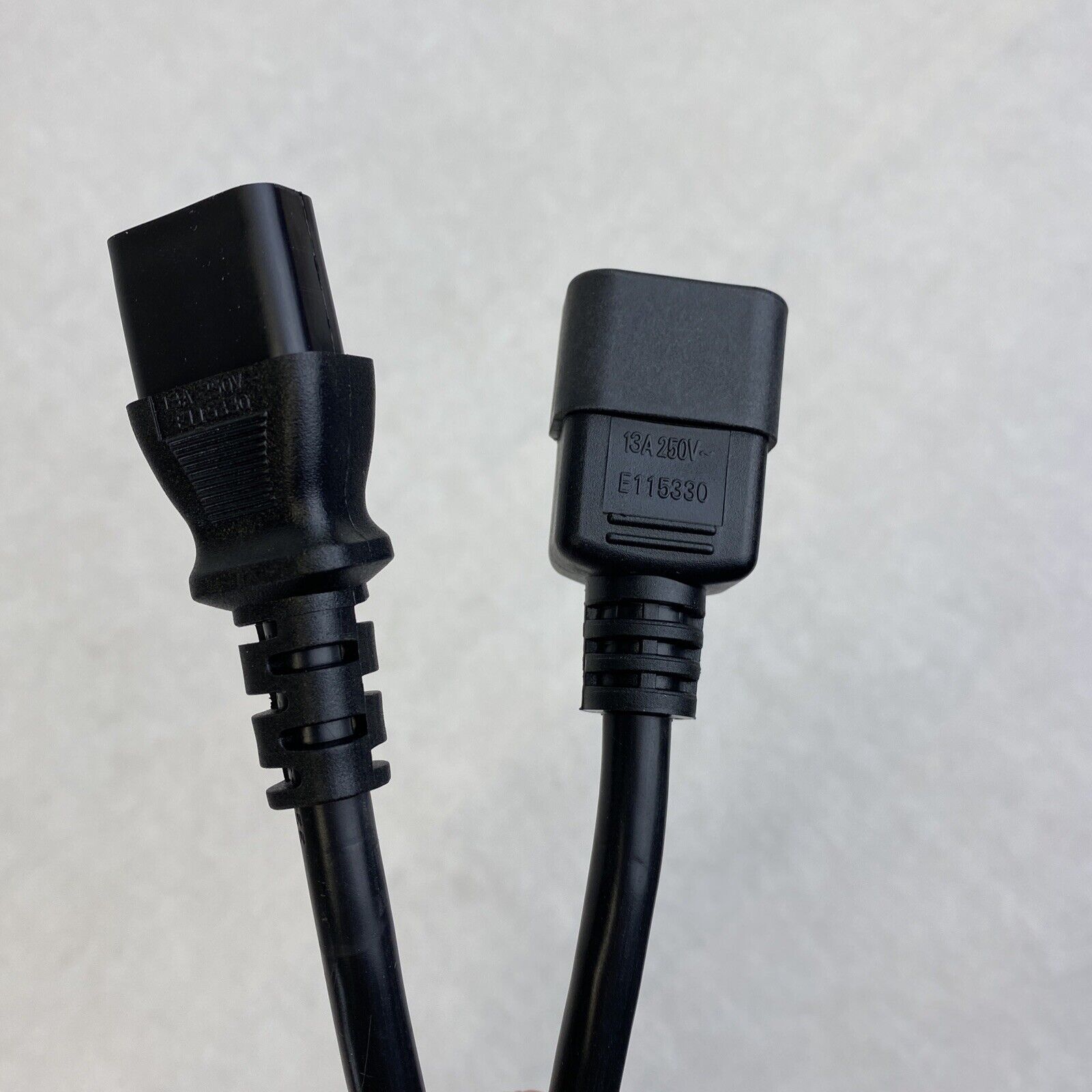 Well Shin 3ft power cord C13-C14 16AWG 13A 250V WS-002F to E115330 lot of 2