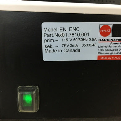 Haug Mettler Toledo EN-ENC  01.7810.001 Power Supply