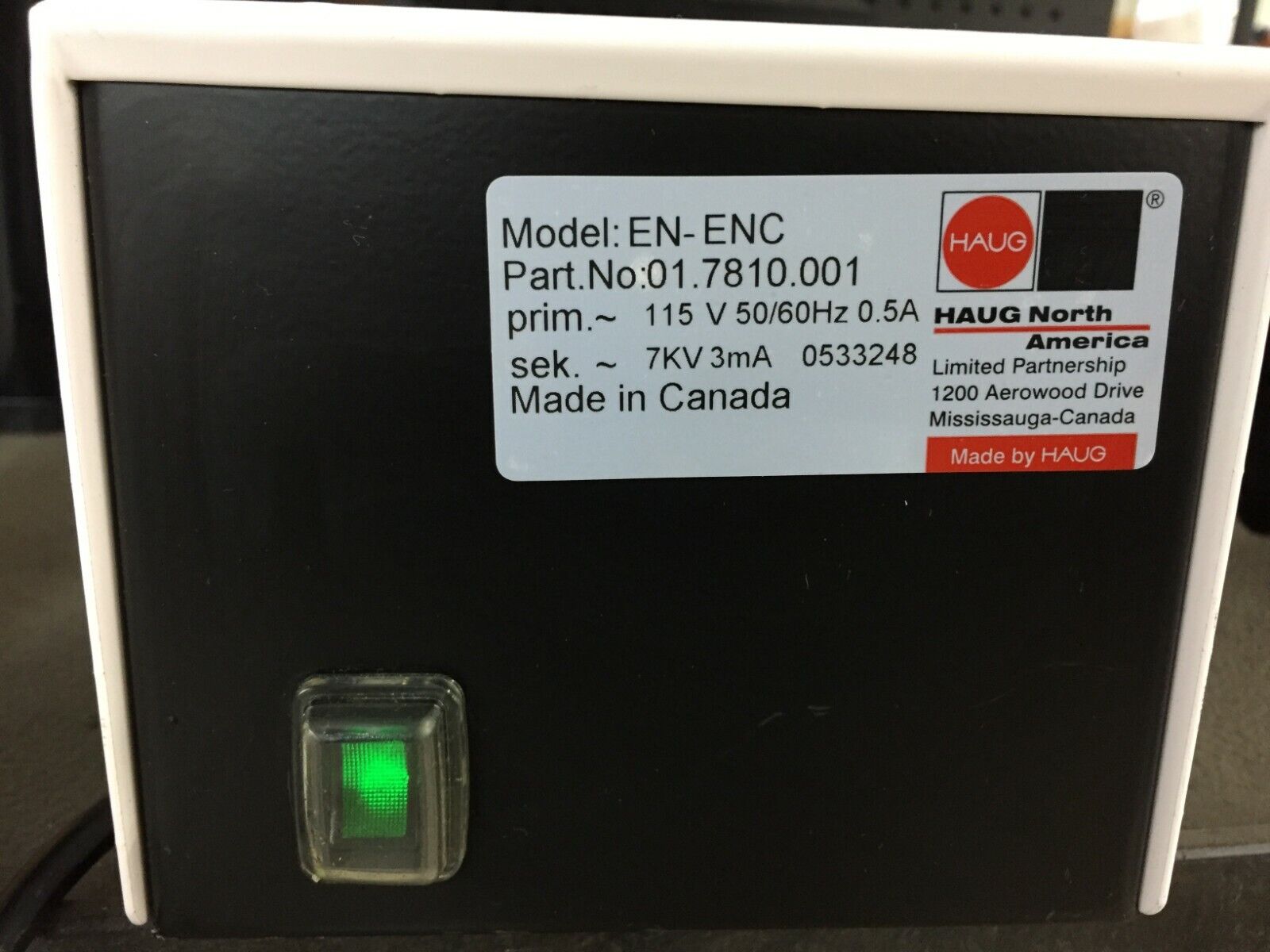 Haug Mettler Toledo EN-ENC  01.7810.001 Power Supply