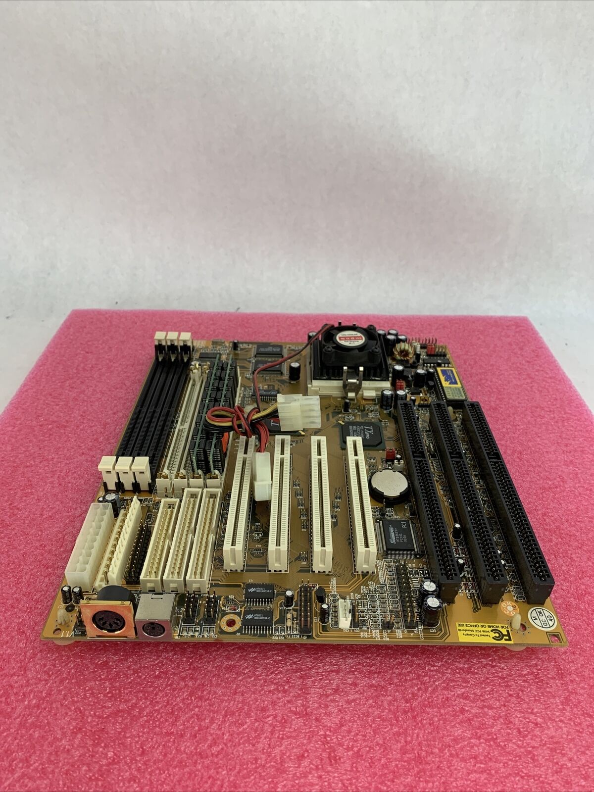 PC Chips M575 Motherboard Intel Pentium MMX 200MHz 64MB RAM 3x ISA