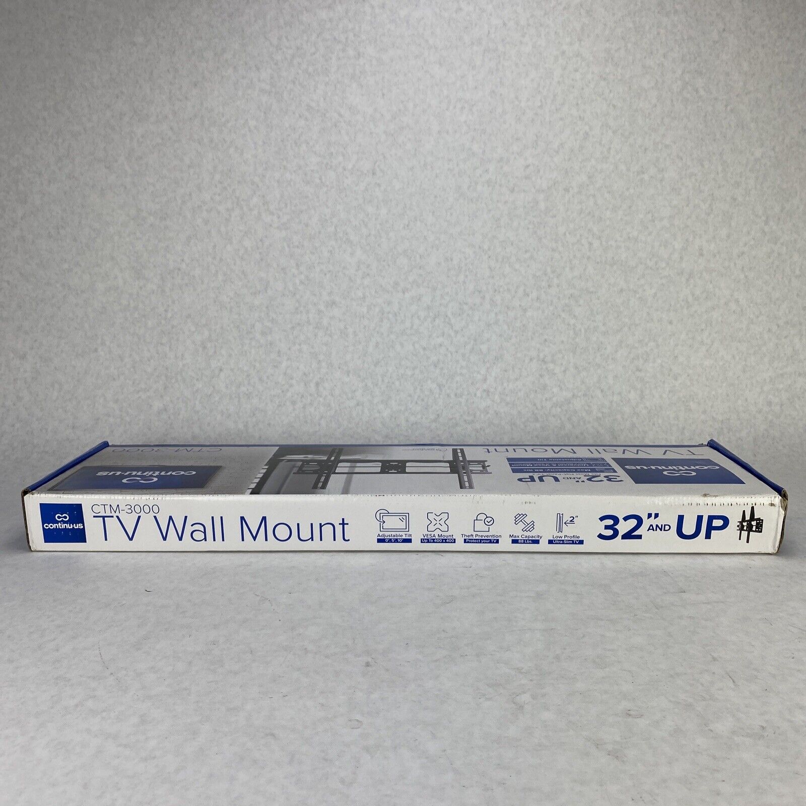 CONTINUUS CTM-3000 TV Wall Mount 32 Inches And Up Max Capacity 88 lbs