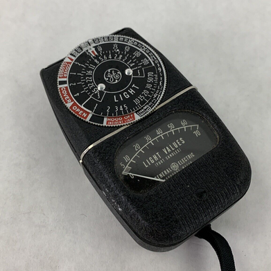 Vintage General Electric Exposure Meter 8DW58Y4 Light Values Photography Tested