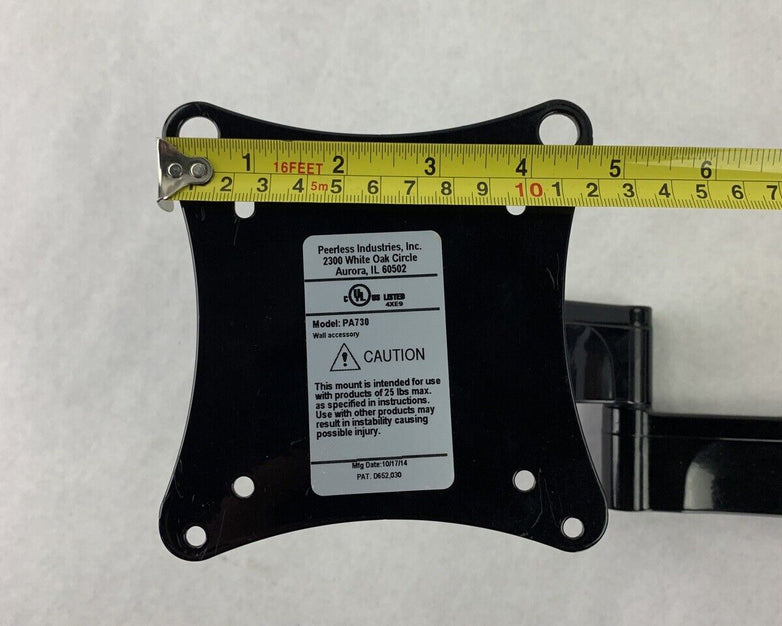 Peerless PA730 Full Motion TV Wall Mount For 10"-29" TVs