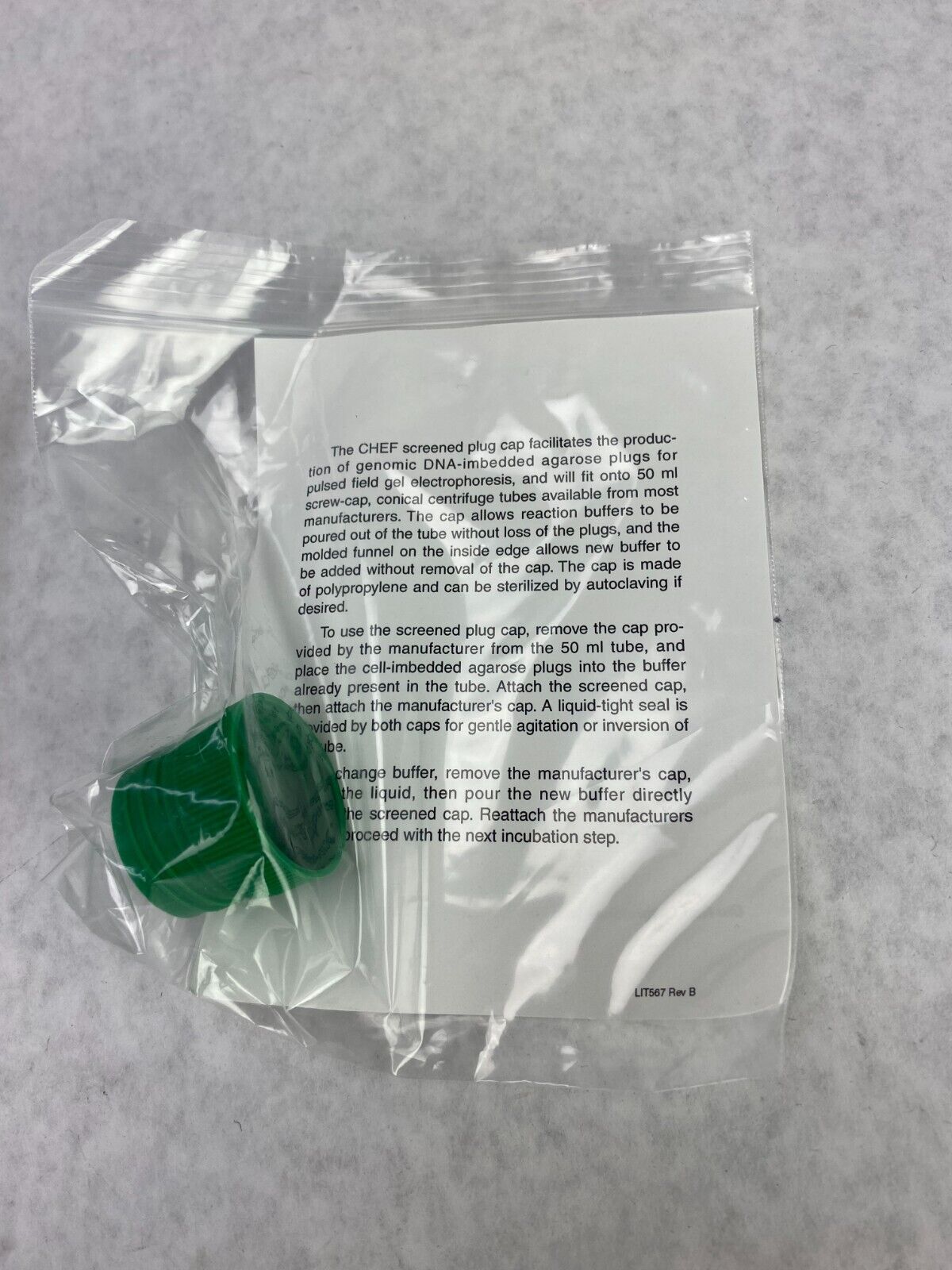 Bio-Rad CHEF Screened Caps #1703711