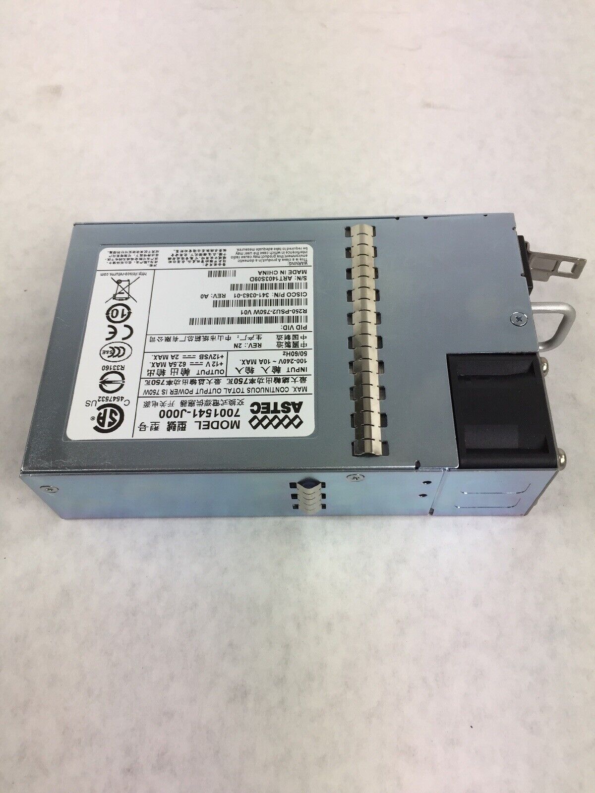 Astec 7001541-J000 750W Power Supply 341-0363-01