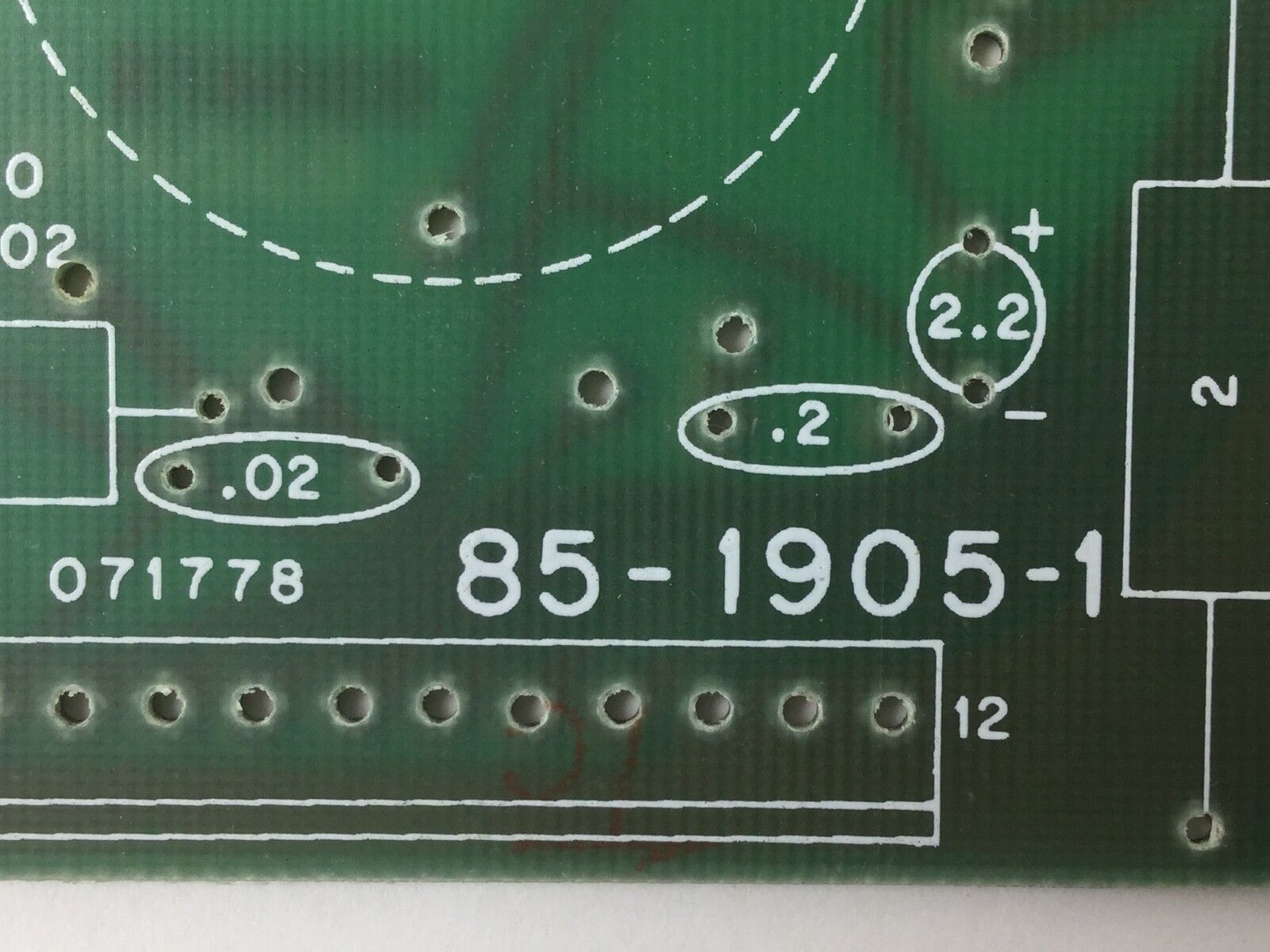 VINTAGE (1978 Copyright) Heath Company 85-1905-1 Circuit Board