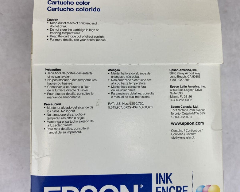NEW Epson T014 201 color ink cartridge sealed expired 08/2008