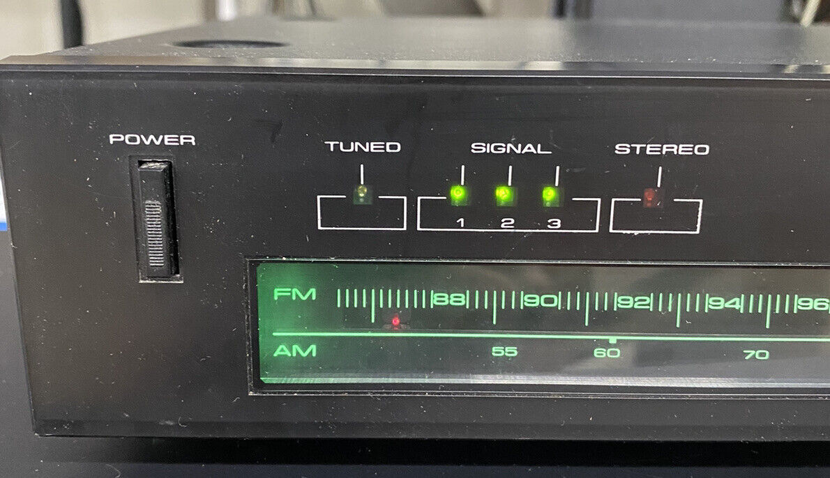 Pioneer TX-530 Stereo Tuner Vintage UNTESTED