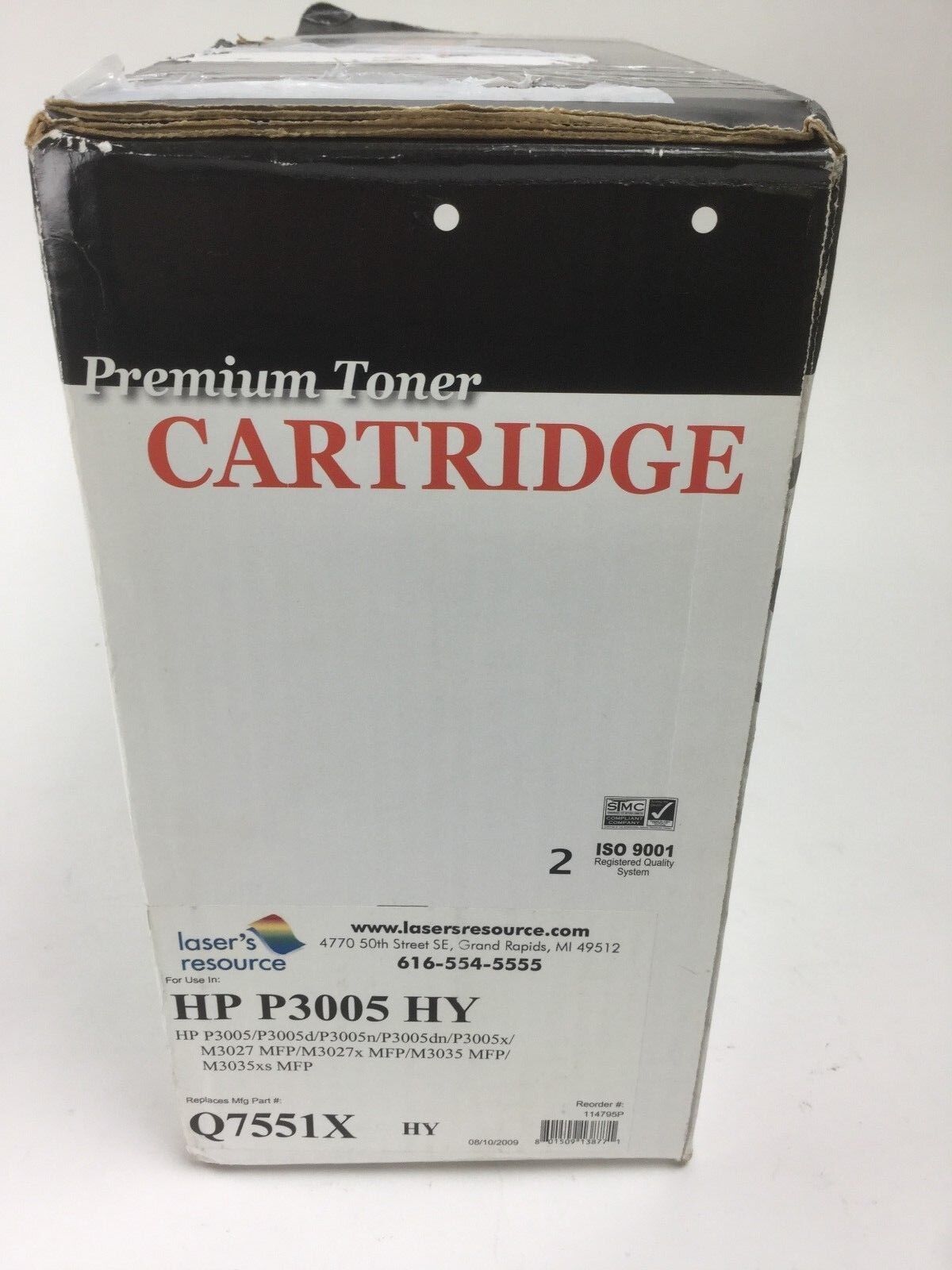 Premium Toner Cartridge for HP Q7551X, NEW Factory Sealed