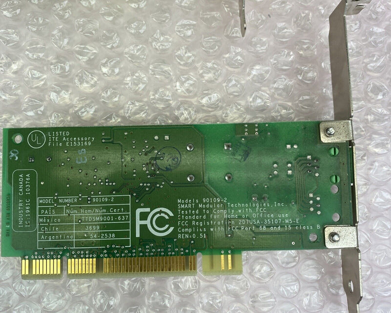 Lot of 3 various PCI card 56k fax modems Conexant KB5815G Agere 90109-2 P40