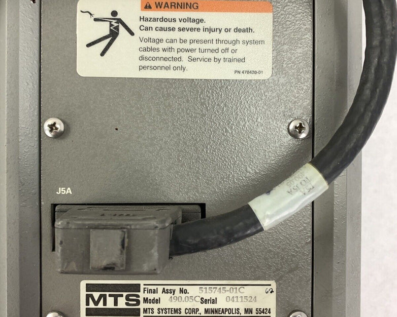 MTS 490.05C Load Control Unit  515745-01C HSM HPS Radial X Y Z Control