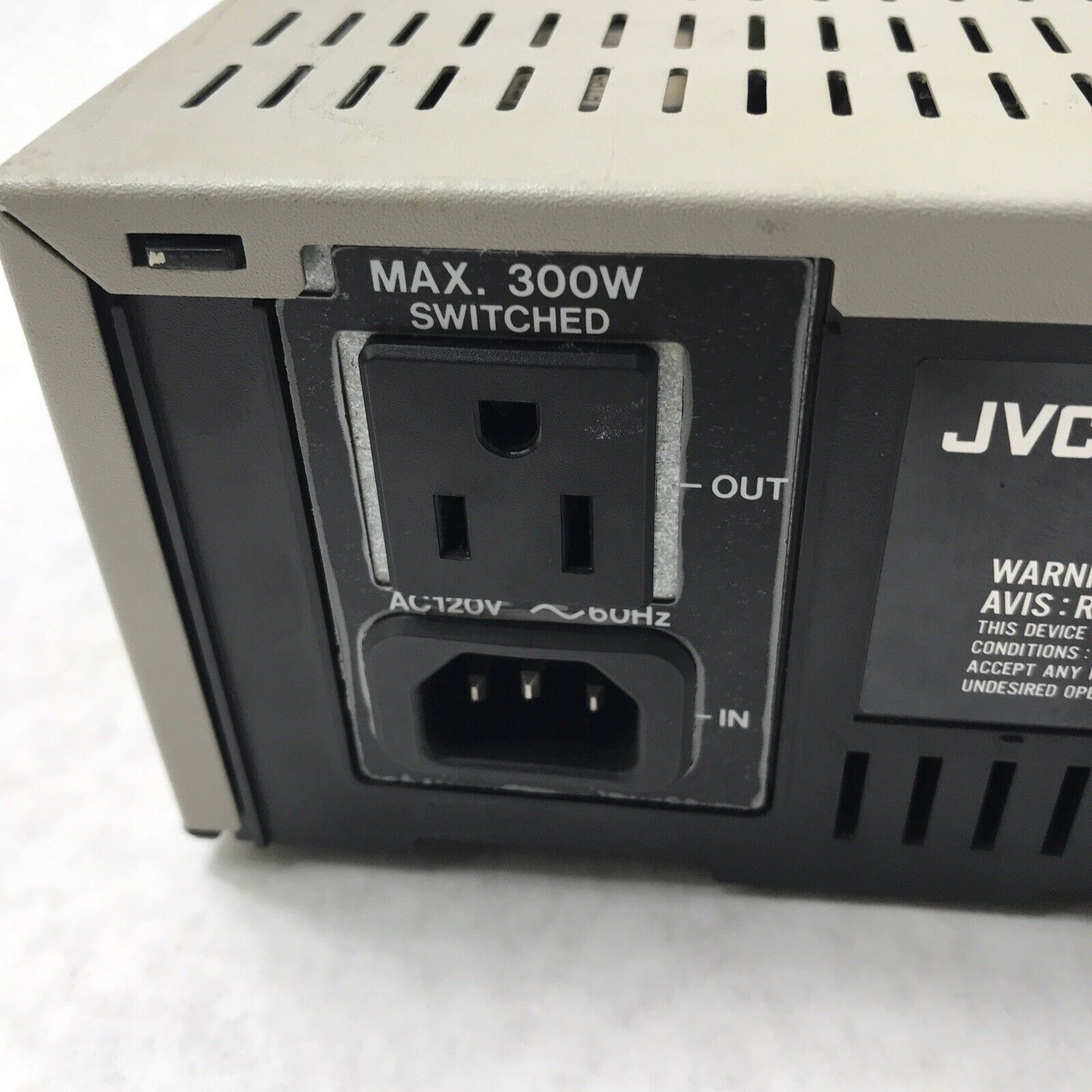 JVC Video Cassette Recorder BR-3500U VHS Player