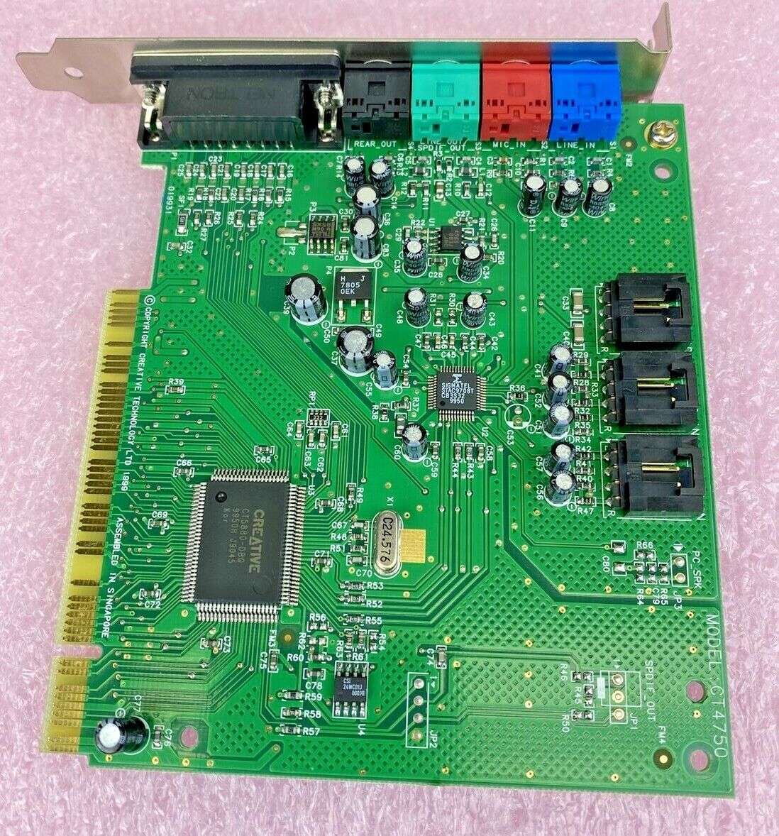 Creative CT4750 Sound Blaster PCI sound card with gameport