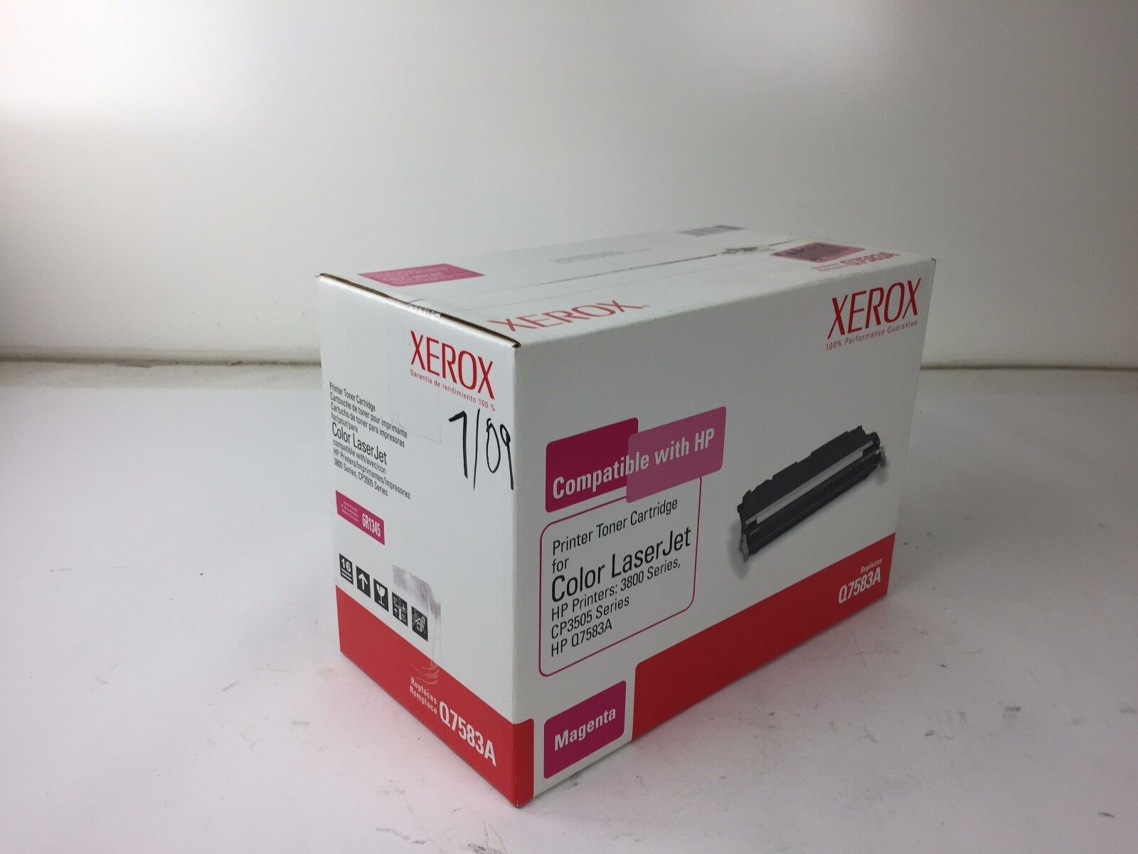 Xerox 6R1345 Magenta Toner Compatible with HP Q7583A for HP LaserJet 3800 CP3505