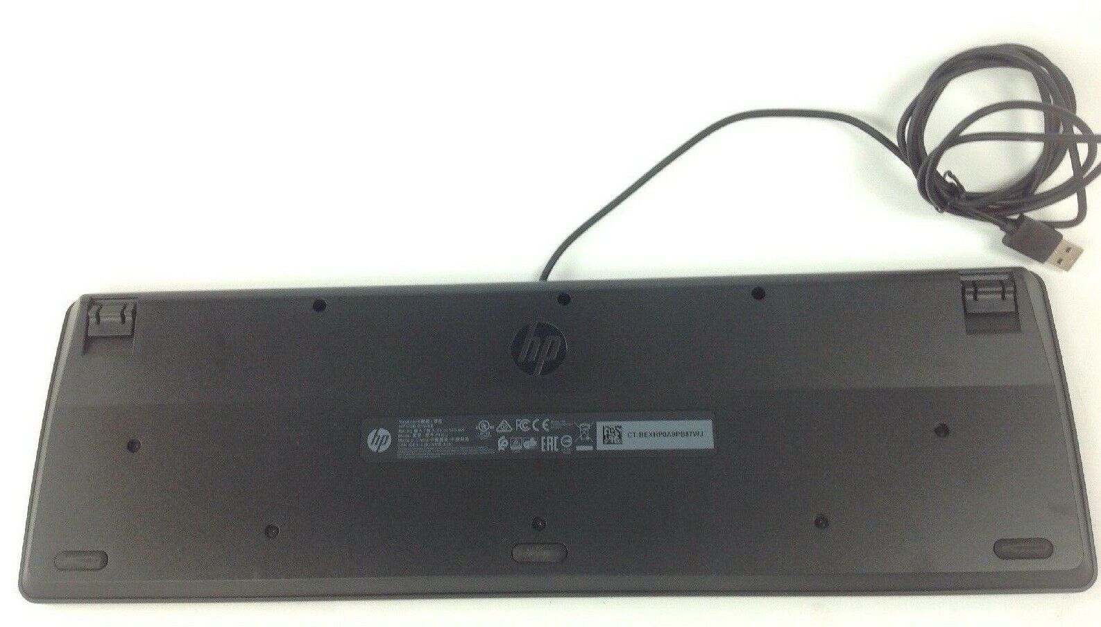 HP PH0U Slim USB Wired US Black Desktop Keyboard with Numpad Lot of (17)