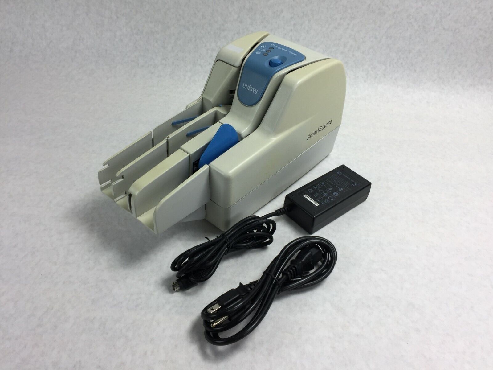 Unisys SmartSource Professional  Check Scanner SSP 2-PK2  w/Power Supply & Cord