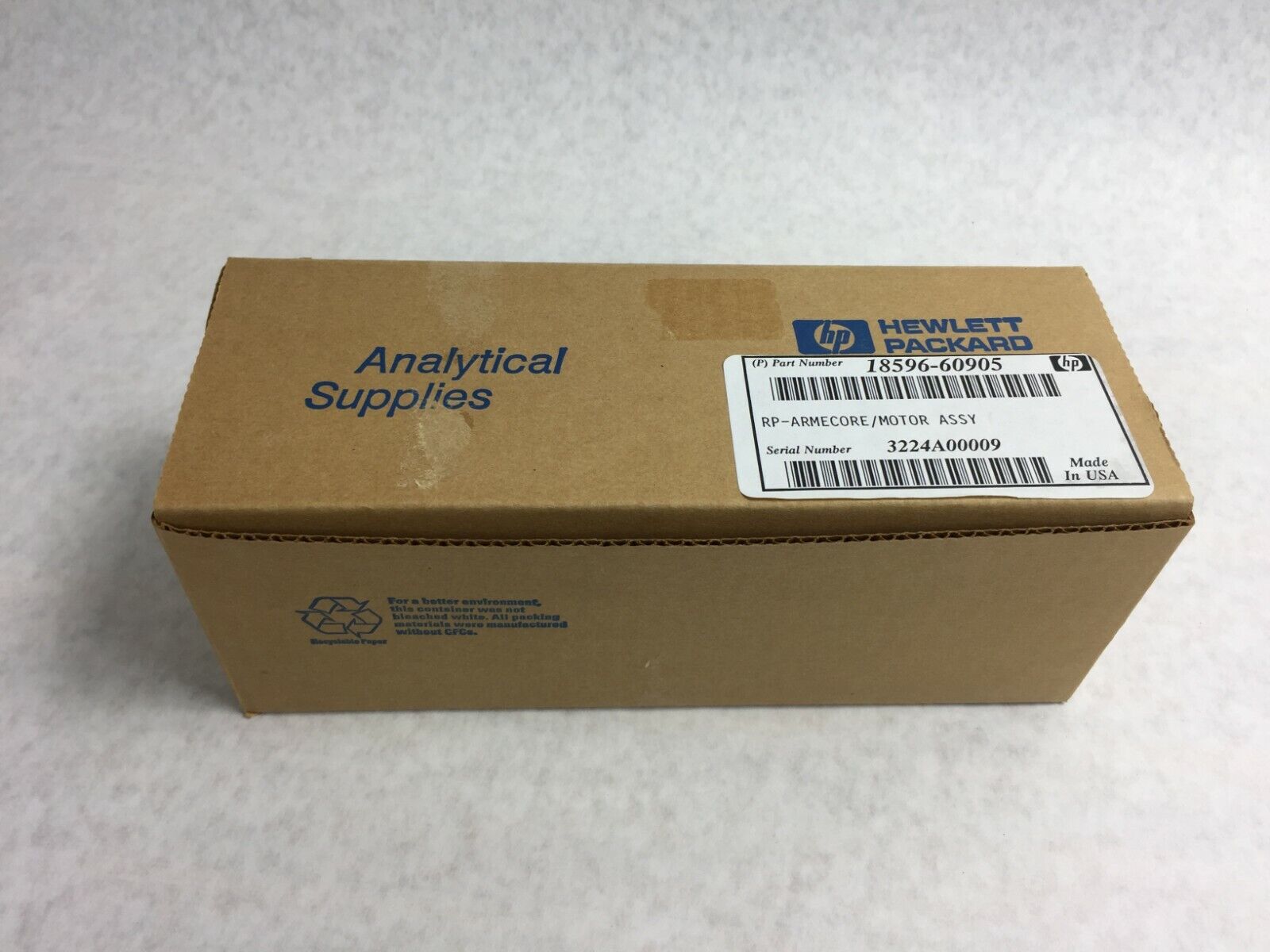 HP Agilent RP-Armecore /Motor Assy 18596-60905 for 7673 Automatic Liquid Sampler