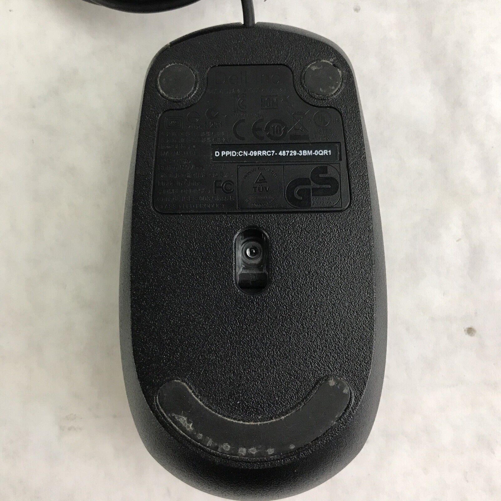 Dell Black Optical USB Mouse w/Scroll-Wheel 2-Button 9RRC7 356WK 11D3V 5Y2RG