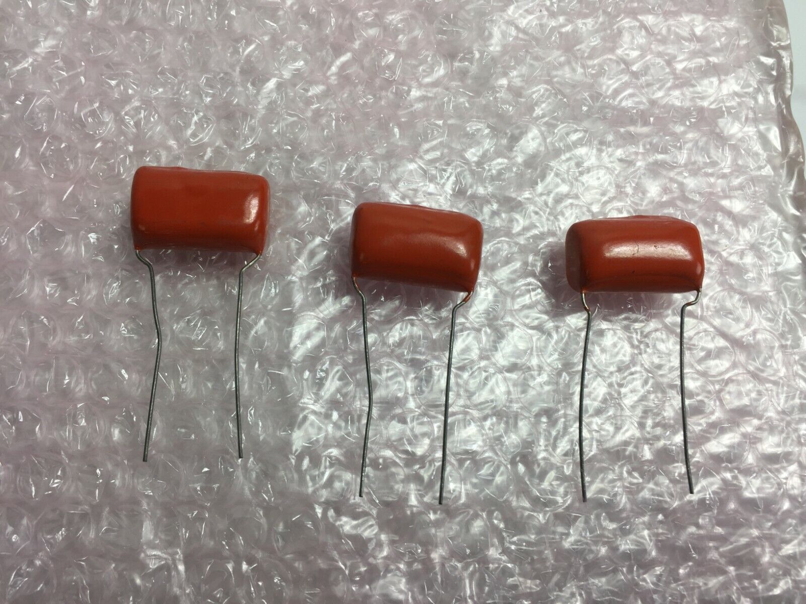 (3) Sprague 225PY .56  100 DC Orange Drop Capacitor  Lot of 3